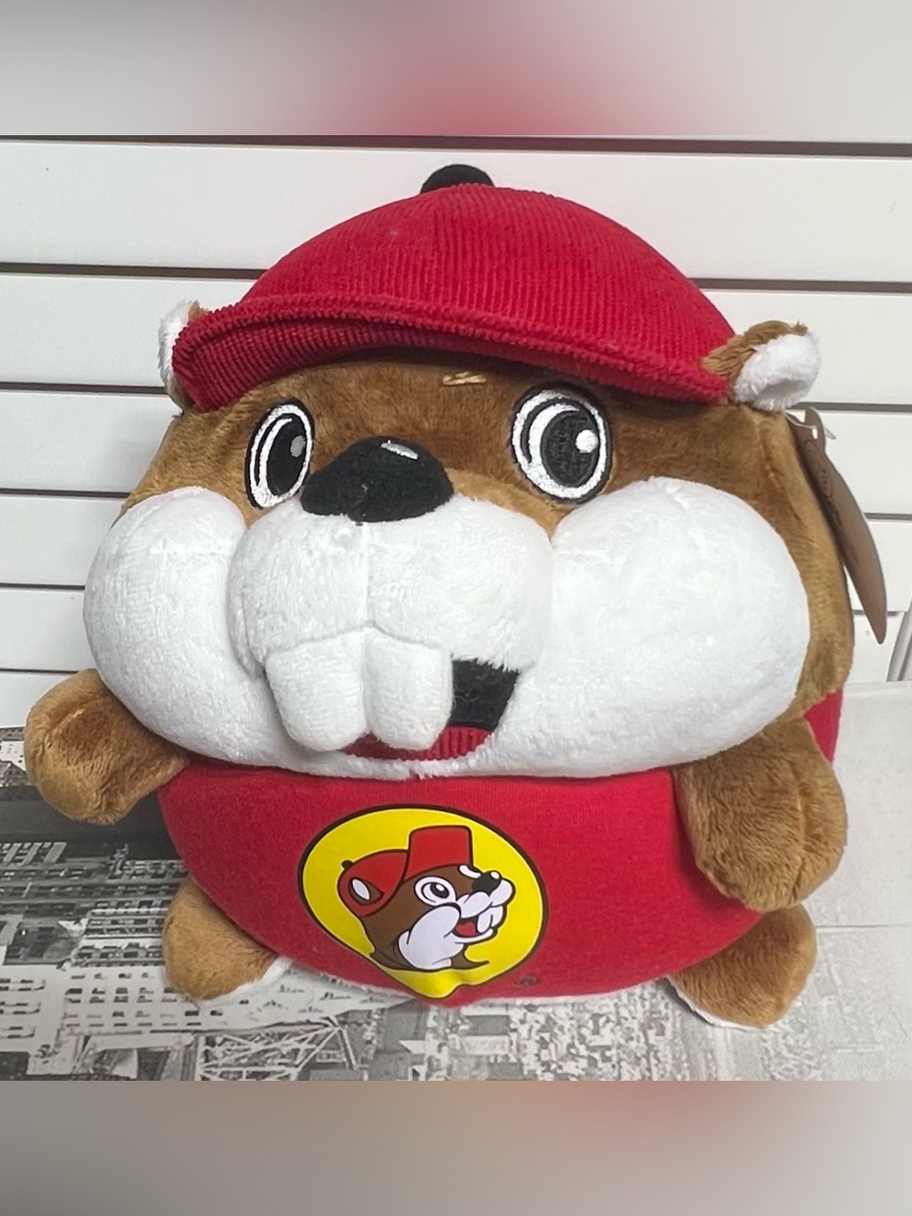 Buc-ee's Beaver Plush Stuffed Animal Gas Station Mascot ~7" Round Buck Teeth
New